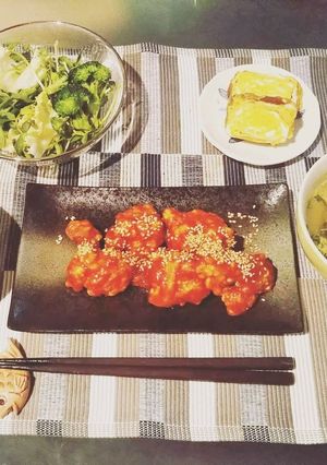 ヤンニョムチキン-レシピのメイン写真