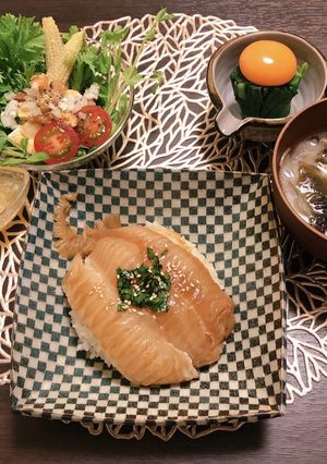 エンガワ漬け丼-レシピのメイン写真