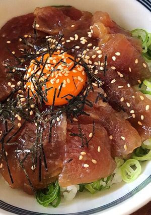 マグロの漬け丼-レシピのメイン写真