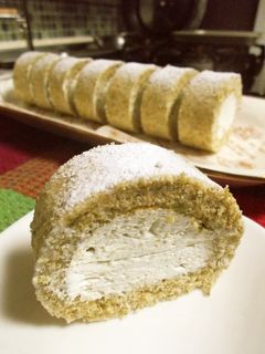 緑茶のロールケーキ♡-レシピのメイン写真