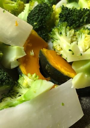 フライパンで作るホットサラダ-レシピのメイン写真