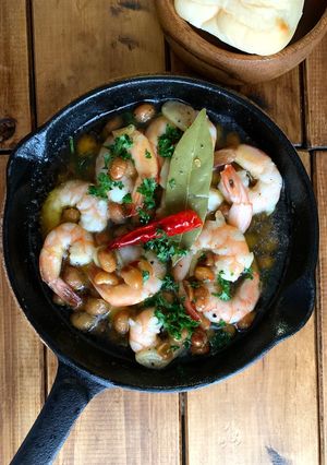 ホクホク簡単!煎り大豆でアヒージョ-レシピのメイン写真