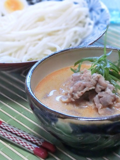 豆乳坦々風つけ麺-レシピのメイン写真