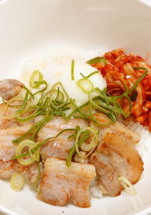 焼くだけ!超簡単!*塩豚丼-レシピのメイン写真