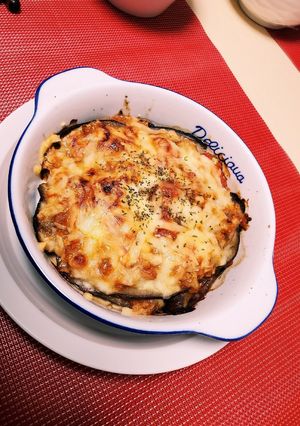 ナスのオーブン焼き~トマトソースをかけて-レシピのメイン写真