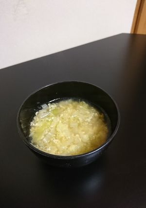 すぐ作れる！白菜と粉チーズのスープ-レシピのメイン写真