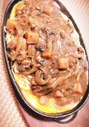 カレーリメイク★インディアンスパゲッティ-レシピのメイン写真