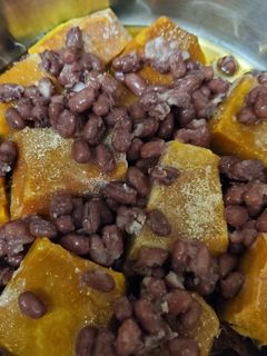アムウェイのお鍋で冷凍南瓜茹小豆いとこ煮-レシピのメイン写真