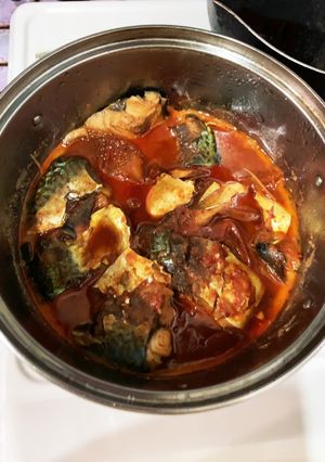 さばの味噌煮〜ピリ辛韓国風〜-レシピのメイン写真