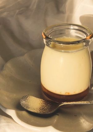 鍋で湯煎蒸し！濃厚イタリアン風プリン-レシピのメイン写真