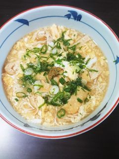 優しいね。あげの卵とじにゅうめん。-レシピのメイン写真