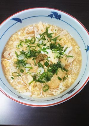 優しいね。あげの卵とじにゅうめん。-レシピのメイン写真