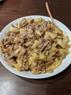 じゃがいもと豚肉のカレー風炒め-レシピのメイン写真