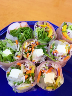 野菜サラダパックで簡単生春巻-レシピのメイン写真