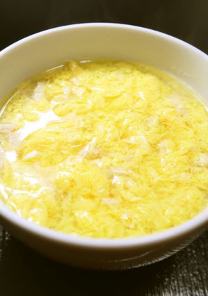 鶏皮の旨味とコラーゲンたっぷり！卵スープ-レシピのメイン写真