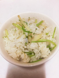 三つ葉とショウガのご飯-レシピのメイン写真