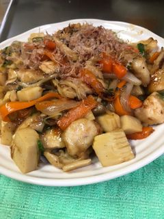 たけのこと鶏胸肉のおかか炒め-レシピのメイン写真