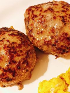 一人暮らしのハンバーグ-レシピのメイン写真