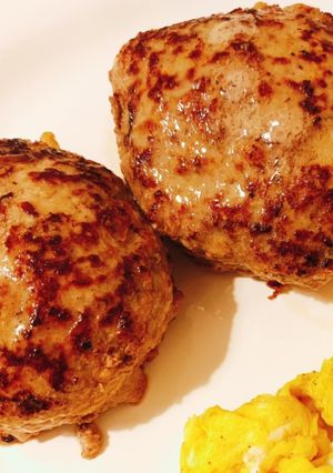 一人暮らしのハンバーグ-レシピのメイン写真