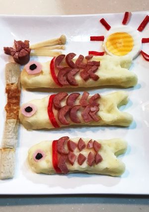 鯉のぼりサラダ　子供の日-レシピのメイン写真