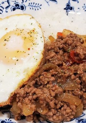 パプリカマリネをガパオライス風に♪-レシピのメイン写真