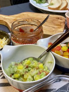 フレッシュ手作りサルサとワカモレ-レシピのメイン写真