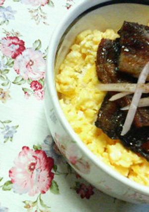 ✿いつでも❀穴子と✿炒り玉子丼-レシピのメイン写真