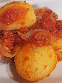 ホットクックでトマト肉じゃが-レシピのメイン写真