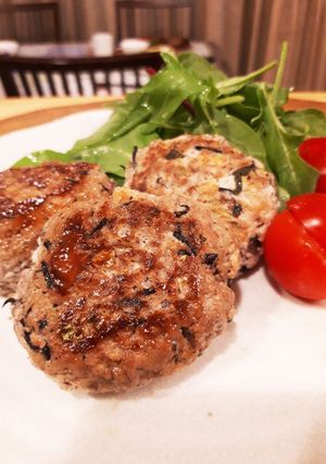 簡単!ヘルシー! ひじき豆腐ハンバーグ-レシピのメイン写真
