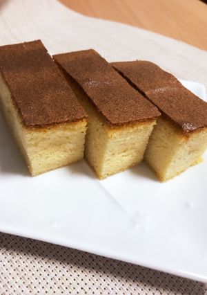 低糖質♡簡単ふわふわ台湾風カステラ-レシピのメイン写真