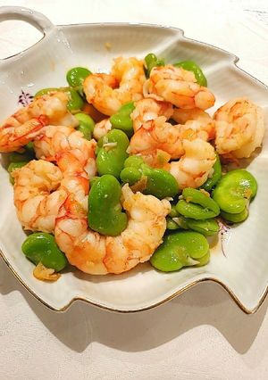 海老と空豆のペペロンチーノ風-レシピのメイン写真