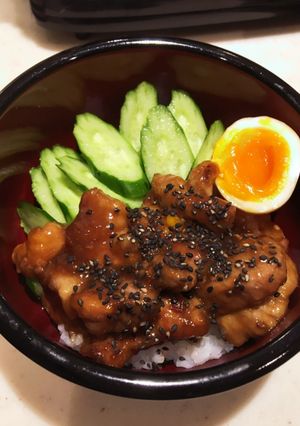 簡単！甘めな甘辛豚ヒレ丼(*^▽^*)-レシピのメイン写真