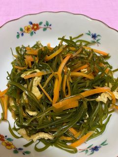 切り昆布とお揚げのさっと煮-レシピのメイン写真