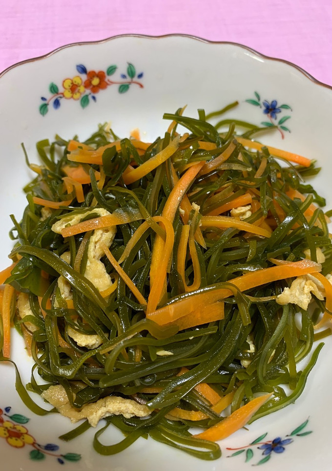 切り昆布とお揚げのさっと煮-レシピのメイン写真