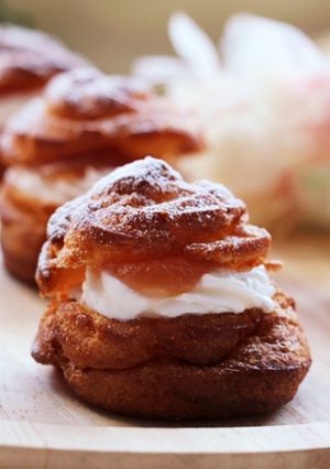 レンジで♡とろけるジャムシュークリーム-レシピのメイン写真