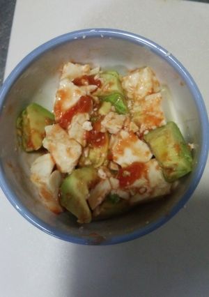 豆腐とアボカドのサラダ-レシピのメイン写真