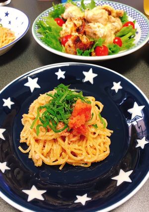 一発明太子パスタ-レシピのメイン写真