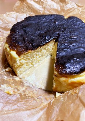 バスクチーズケーキ-レシピのメイン写真