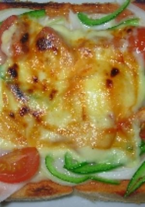 朝食にもどうぞ！簡単にピザ風トースト-レシピのメイン写真