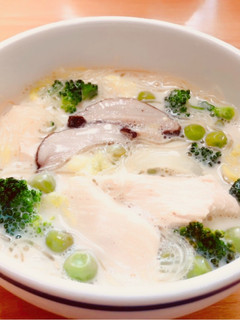 鶏ささみの豆乳スープ-レシピのメイン写真