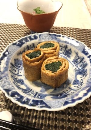 ほうれん草のいなり巻き-レシピのメイン写真