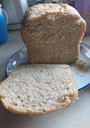 もっちり低糖質食パンHB全粒粉使用-レシピのメイン写真