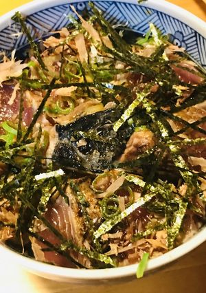鰹のたたき丼●青しそごはん＆わさびタレ-レシピのメイン写真