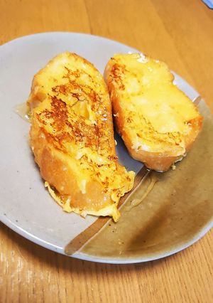 フランスパンでフレンチトースト-レシピのメイン写真