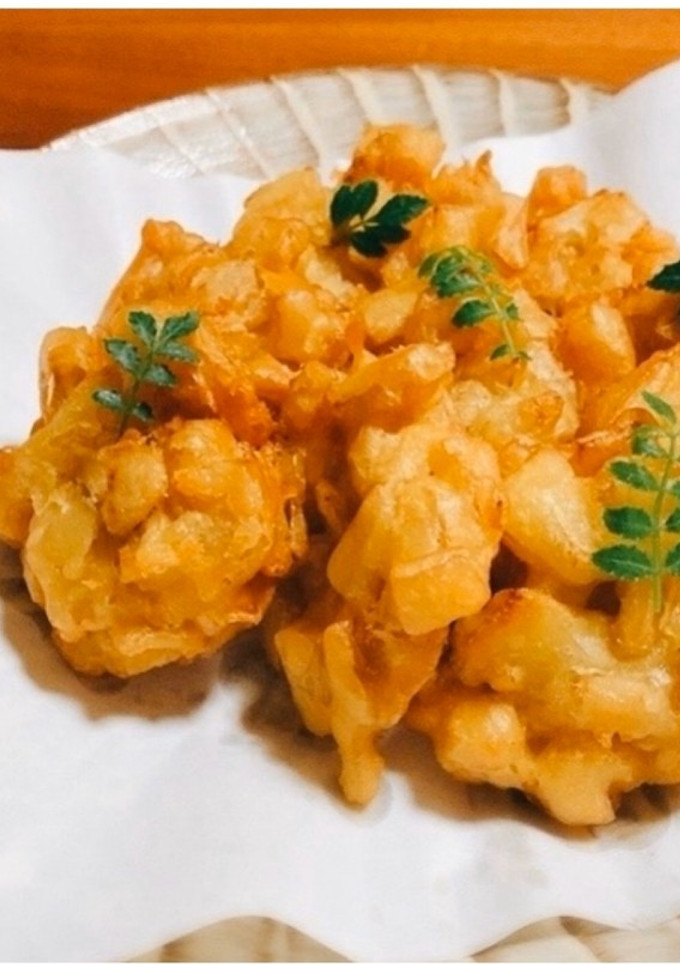 筍の天ぷら・刻んで味付けかき揚げ！んまっ-レシピのメイン写真