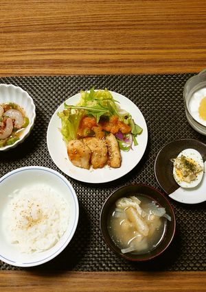 ヨウサマの減塩朝食基本的病院食の日７㊷-レシピのメイン写真