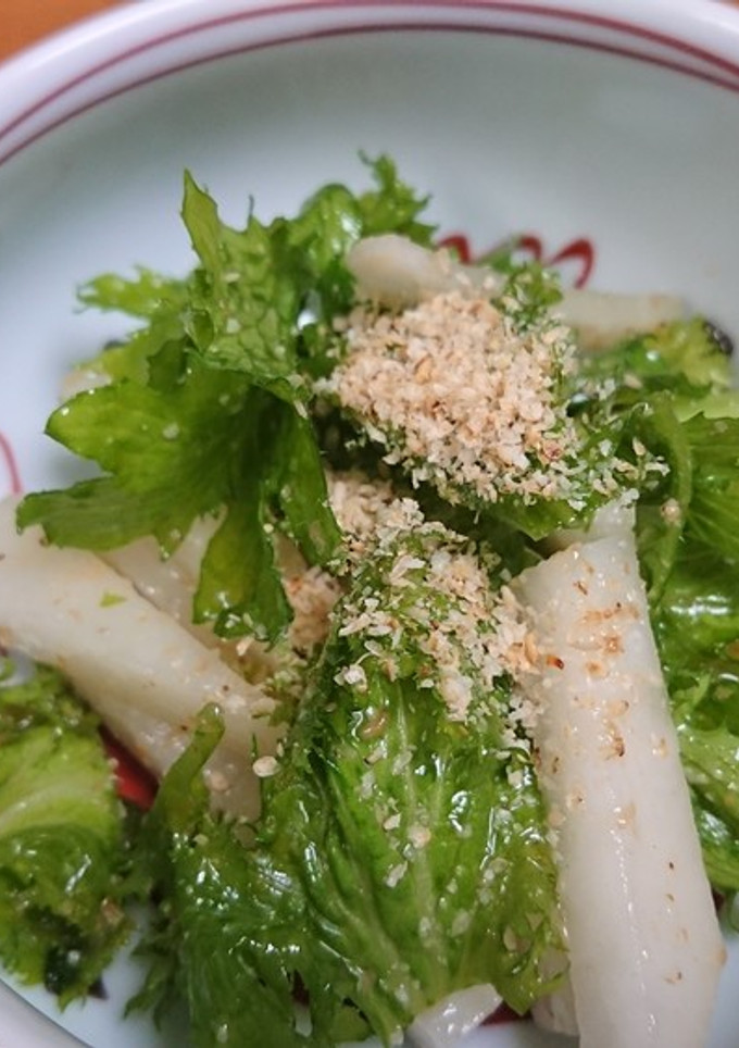 わさび菜と大根の和え物-レシピのメイン写真