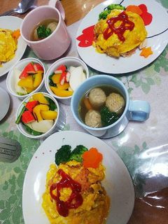 リクエストφ(^Д^ )オムライス❤️-レシピのメイン写真