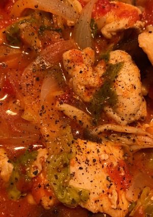 鶏肉と色々野菜のトマト煮込み☆-レシピのメイン写真