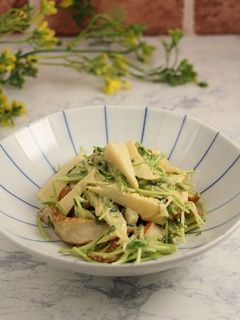 簡単!筍と豆苗のオイスタマヨ炒め-レシピのメイン写真